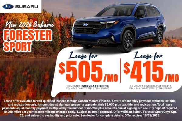 2026 Subaru Forester