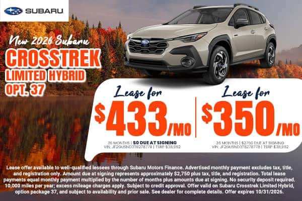 2026 Subaru Crosstrek