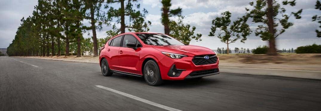 Red 2024 Subaru Impreza