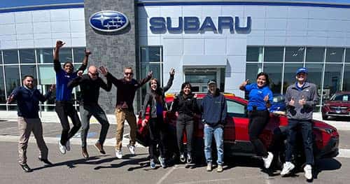 Pure Red 2024 Subaru Crosstrek Wilderness for Ken of Jerome, Idaho - assisted by Lizet Ramos