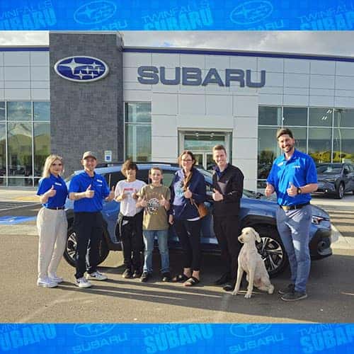 Cory Budden's Happy Driver - Kyra (Hansen, Idaho) & her Horizon Blue Pearl 2024 Subaru Crosstrek Premium