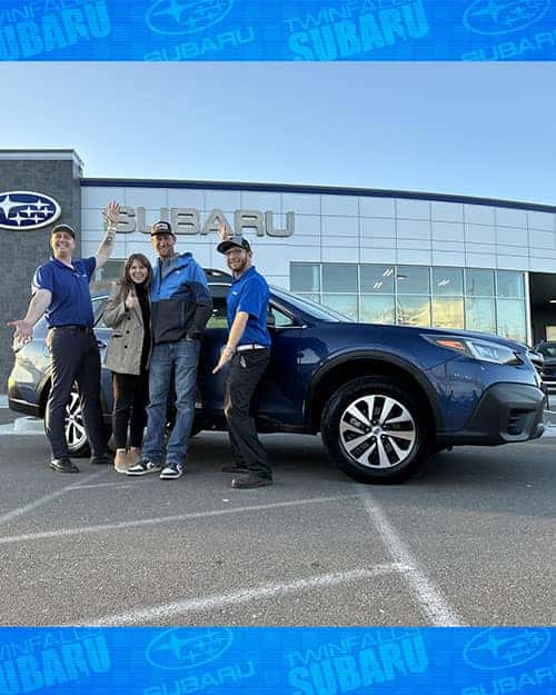 Kaden's Happy Driver - Cara of Gooding, Idaho & her Abyss Blue Pearl 2021 Subaru Outback 