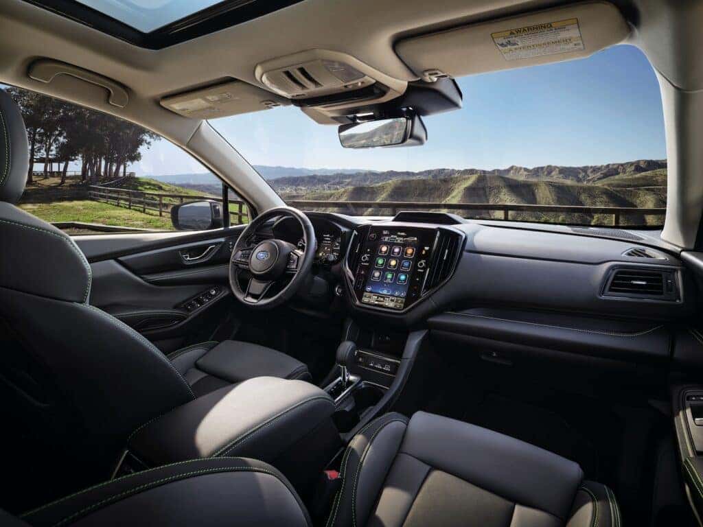 Front Dash View of the New Subaru Ascent