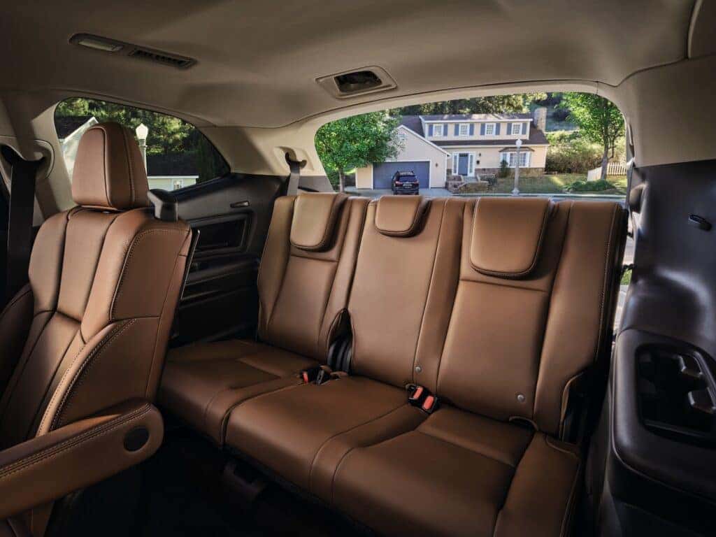 Detail of the 3rd Row Seats in the New Subaru Ascent