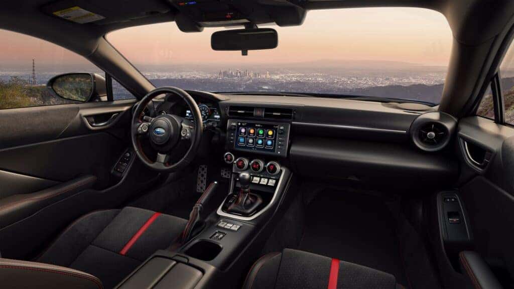 The Stupendous Front Interior Of The Alluring 2024 Subaru BRZ