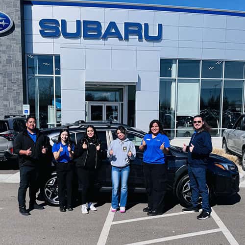 Happy Driver Tiana, from Jerome, Idaho, worked with Purchase Advisor Paola Orozco at Twin Falls Subaru in Twin Falls Idaho to find her Dark Gray Metallic 2018 Subaru Crosstrek