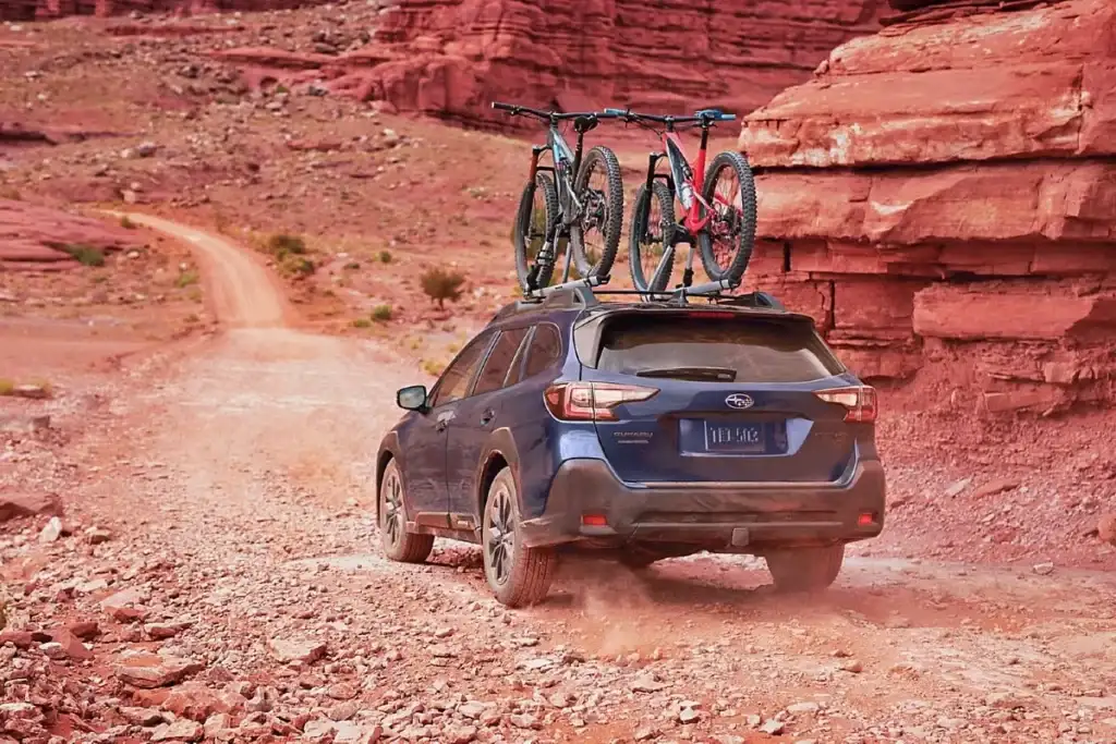 New Subaru Outback Rear View Off Road