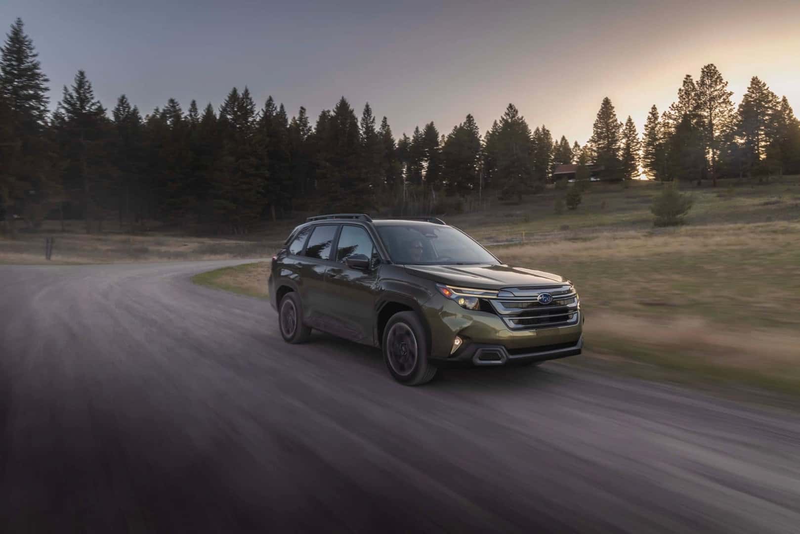 The Highly Praised 2025 Subaru Forester Racing Around The Road