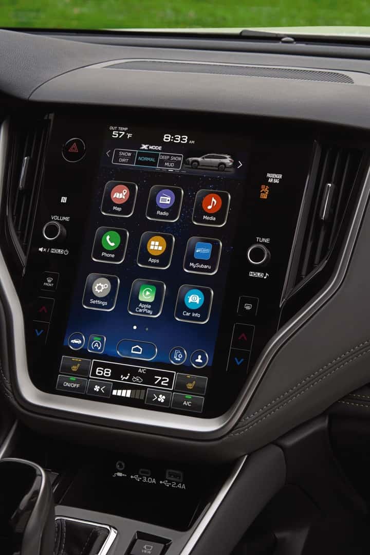 The Fabulous Infotainment Screen Of The Subaru Outback