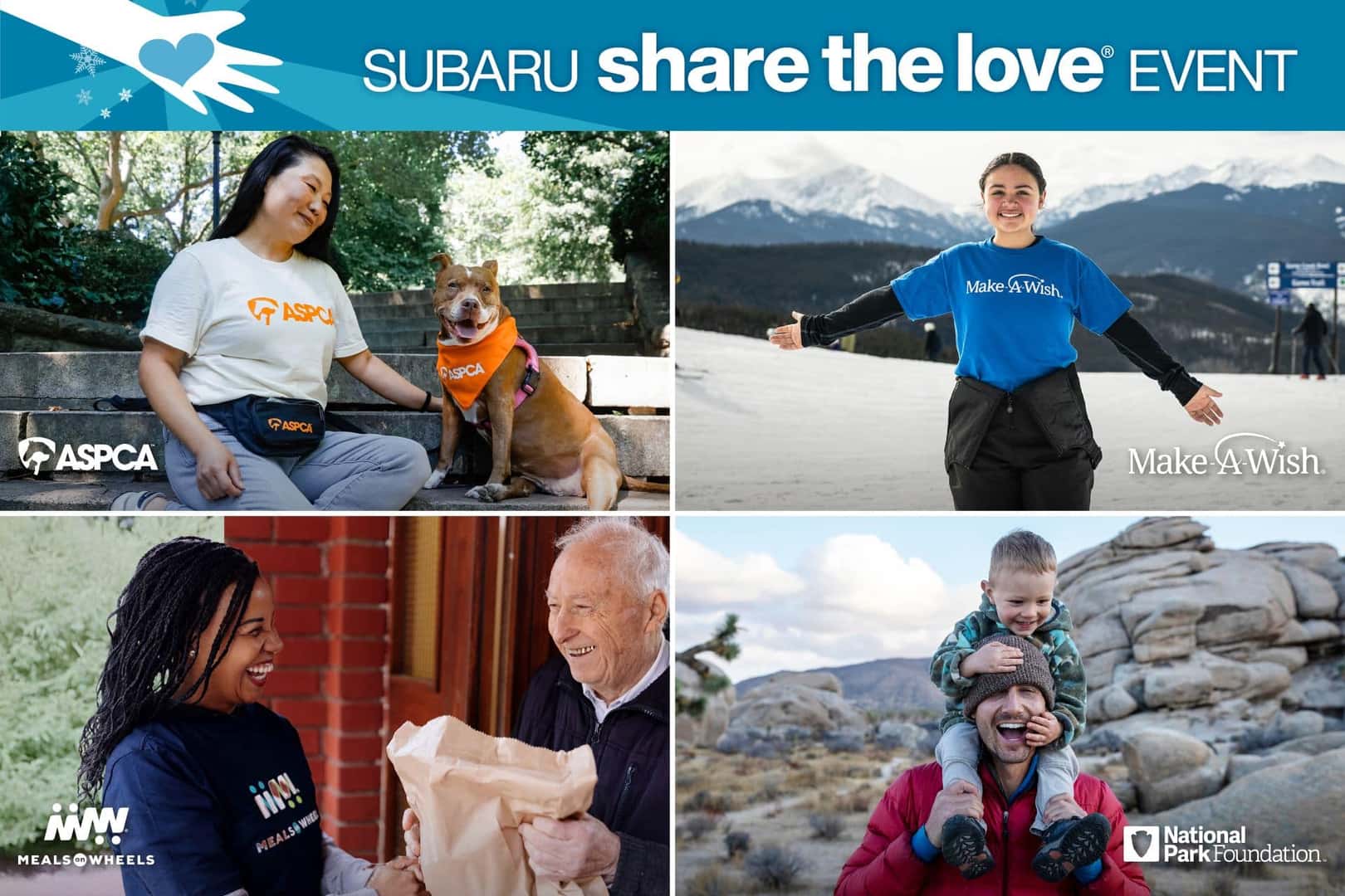 Share The Love Event With Subaru's Charity Partners