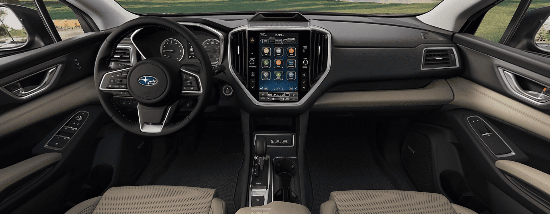 2025 Subaru Ascent front row interior