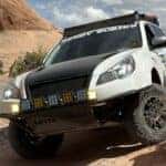 Subaru Outback Front View on Moab Trail