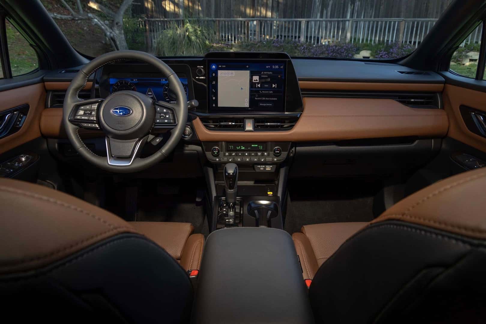 The Upgraded Leather Interior Of The Updated 2026 Subaru Outback