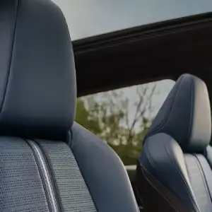 2026 Subaru Trailseeker Blue and Black Leather Interior