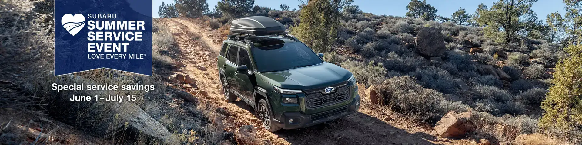 Love Every Mile with the Subaru Summer Service Event from now through July 15 at Twin Falls Subaru