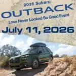 2026 Subaru Outback Launch Party - Love Never Looked So Good Event - July 11, 2026