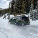 The Insurance Institute for Highway Safety (IIHS) Top Safety Pick, The Subaru Outback, Racing Through Snow-Covered Roads With Ease