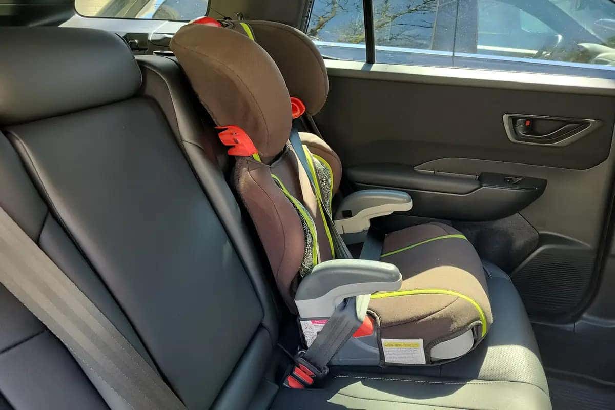 2026 Subaru Outback Interior with Carseat Attached