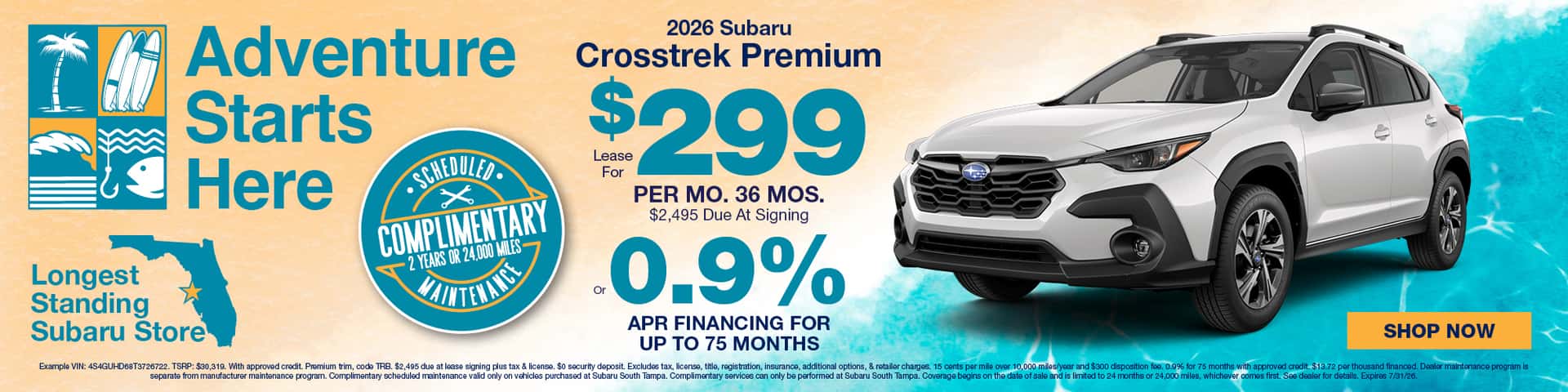 July Crosstrek