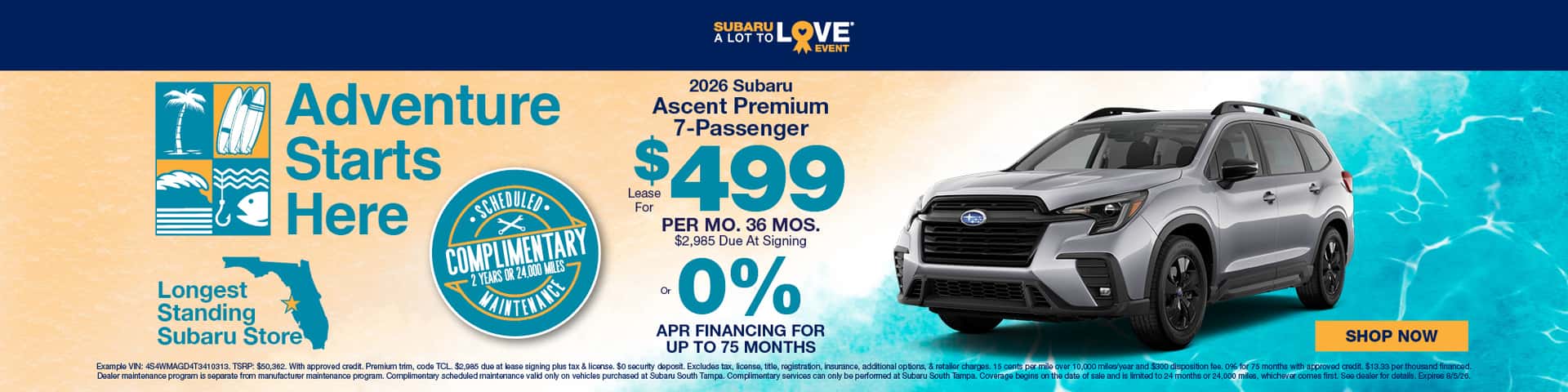 SUBARU A LOT TO LOVE