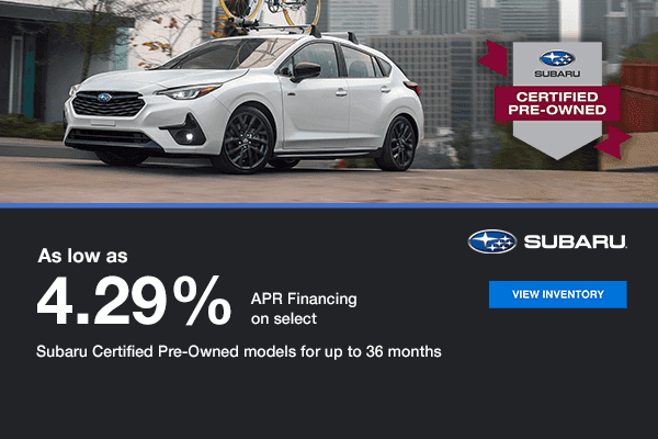 Select Certified Pre-Owned Models