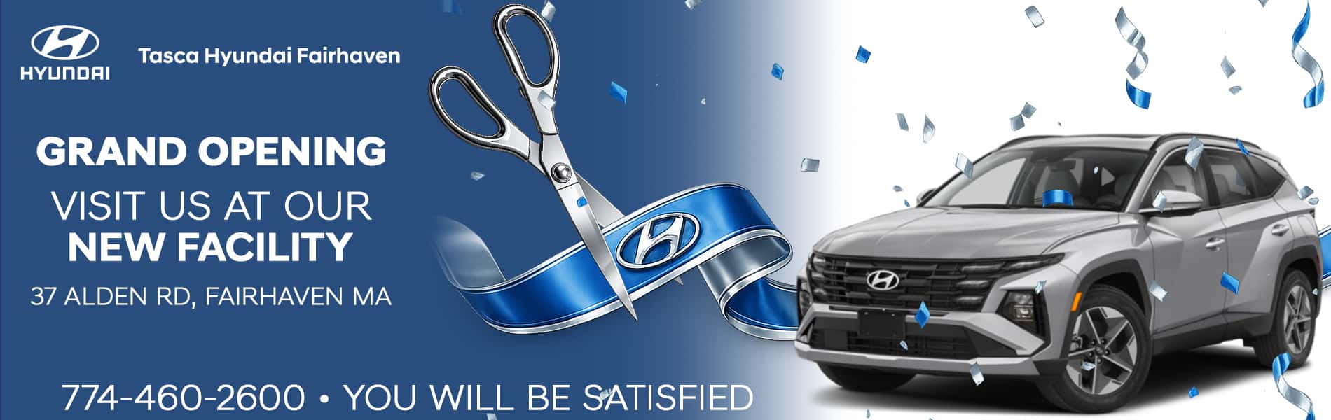 grand opening hyundai fairhaven banner