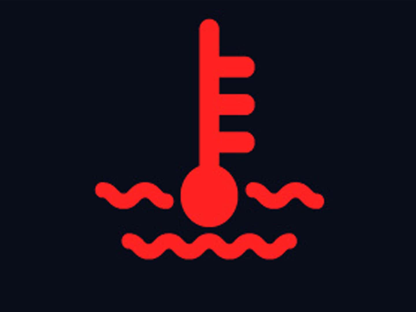 Coolant Temperature dashboard warning light
