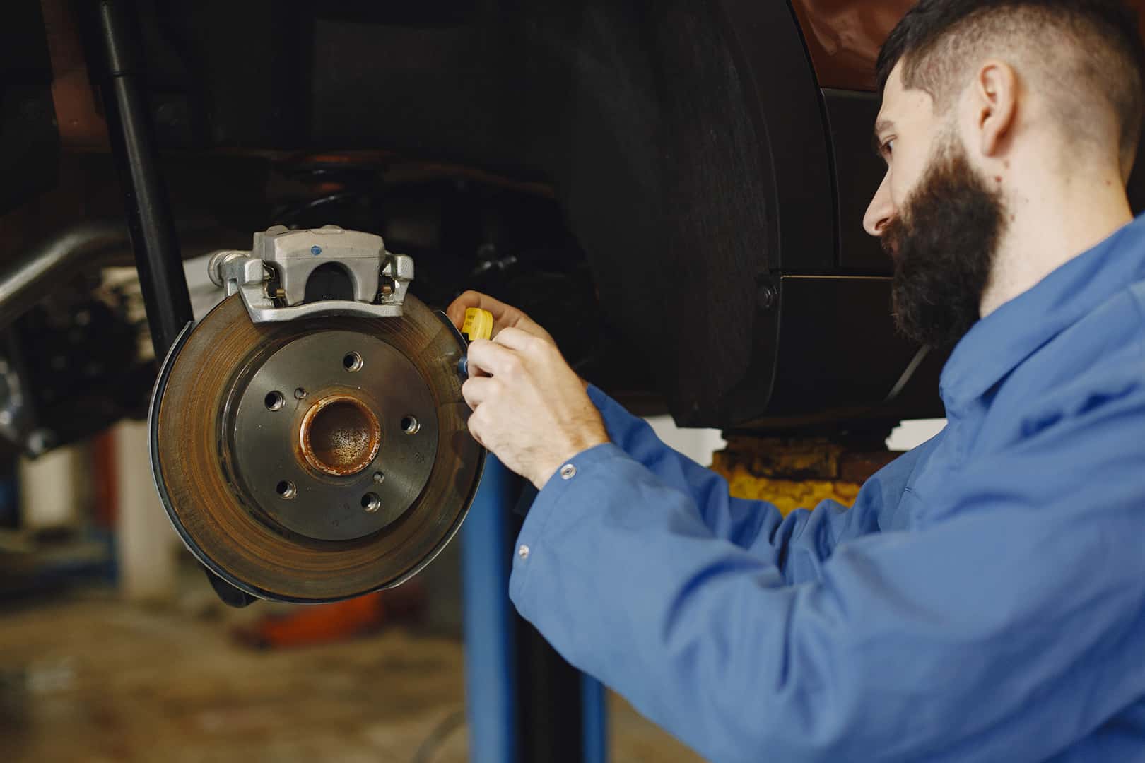 Mechanic_Conducting_Brake_Service