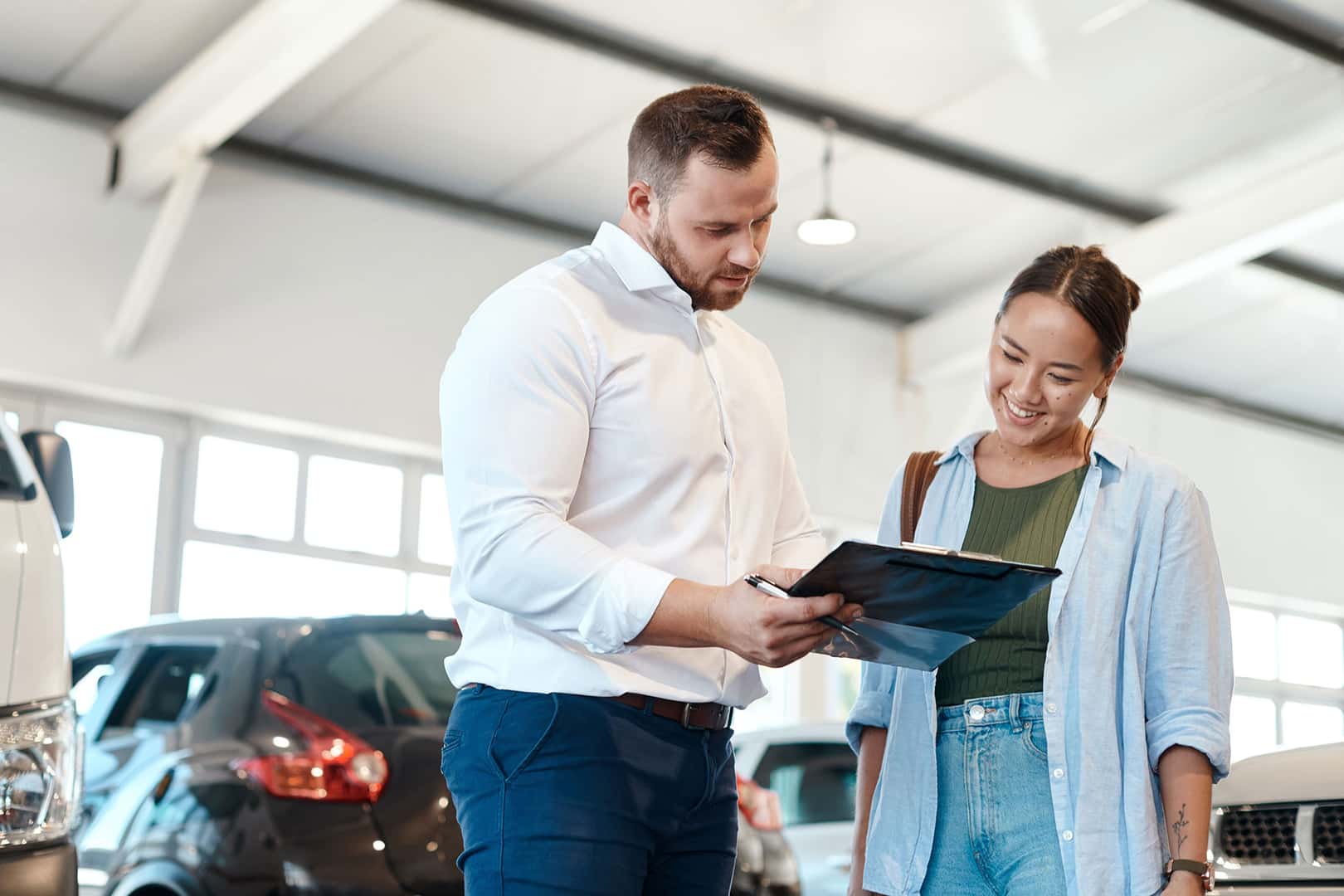 Team Chevrolet dealership showroom