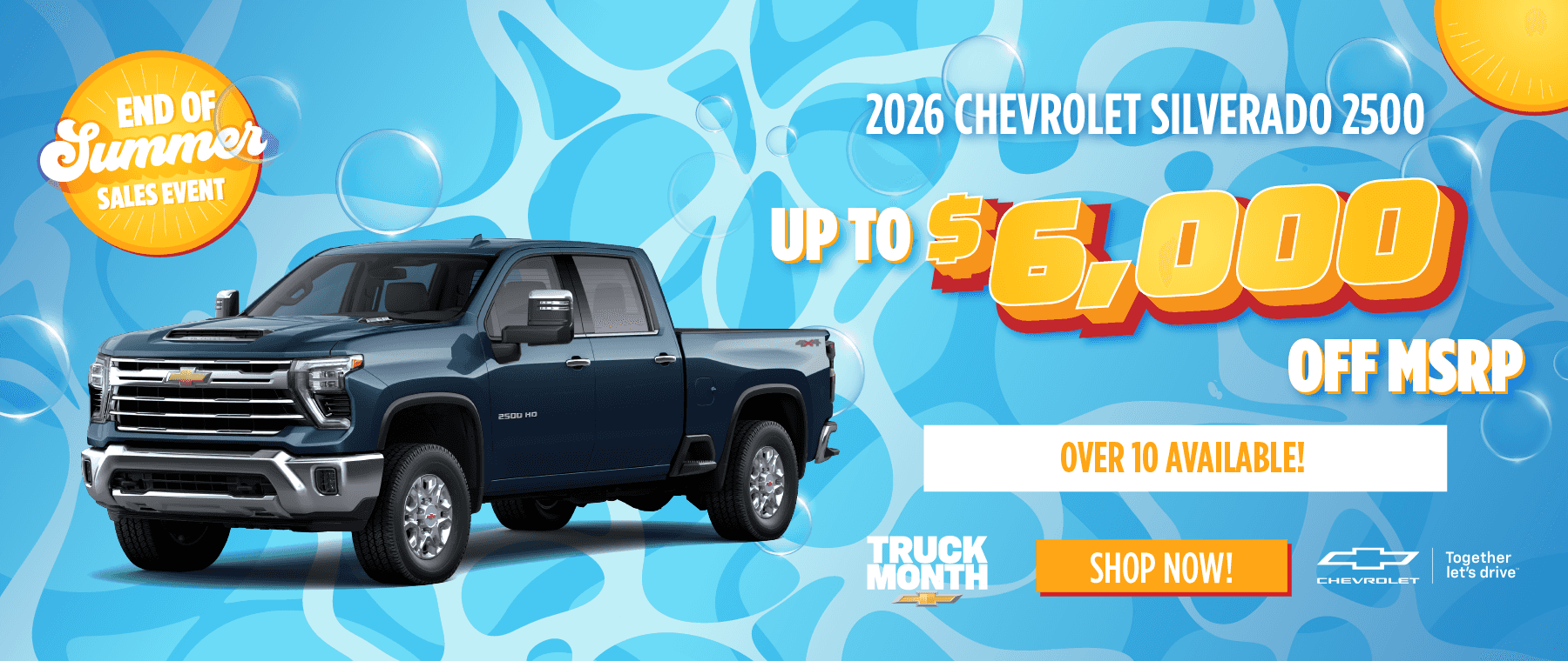 August Silverado 2500