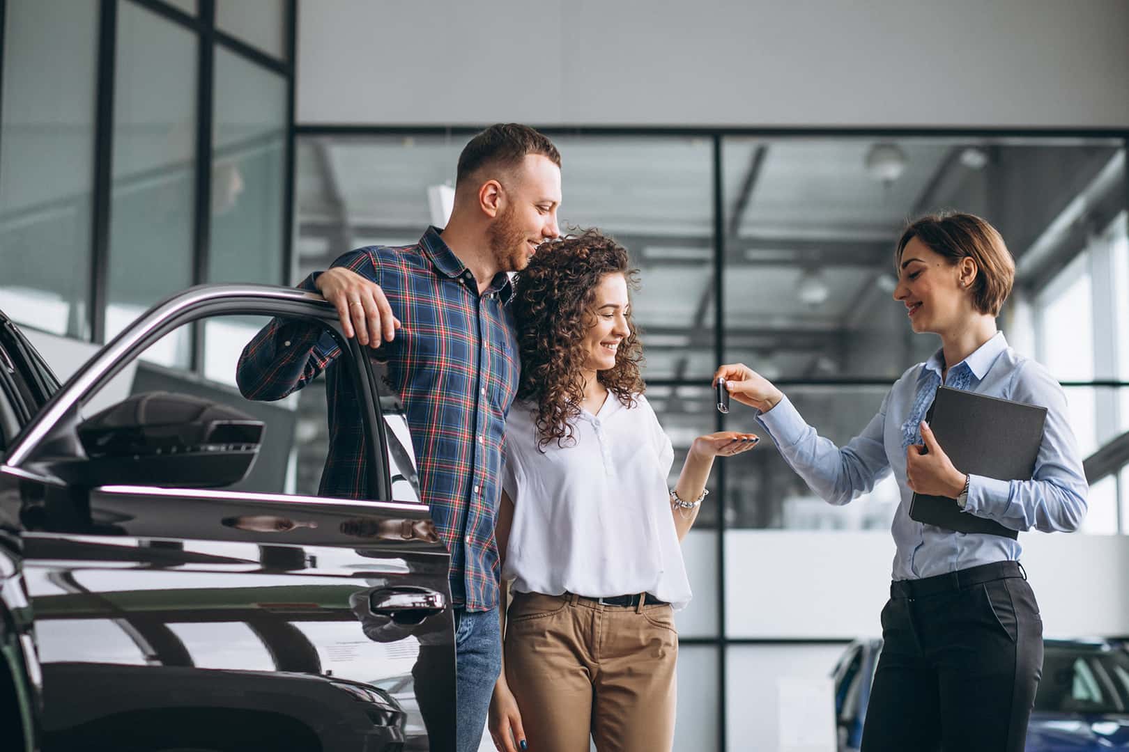 Couple choosing a new Chevrolet at Team Chevrolet