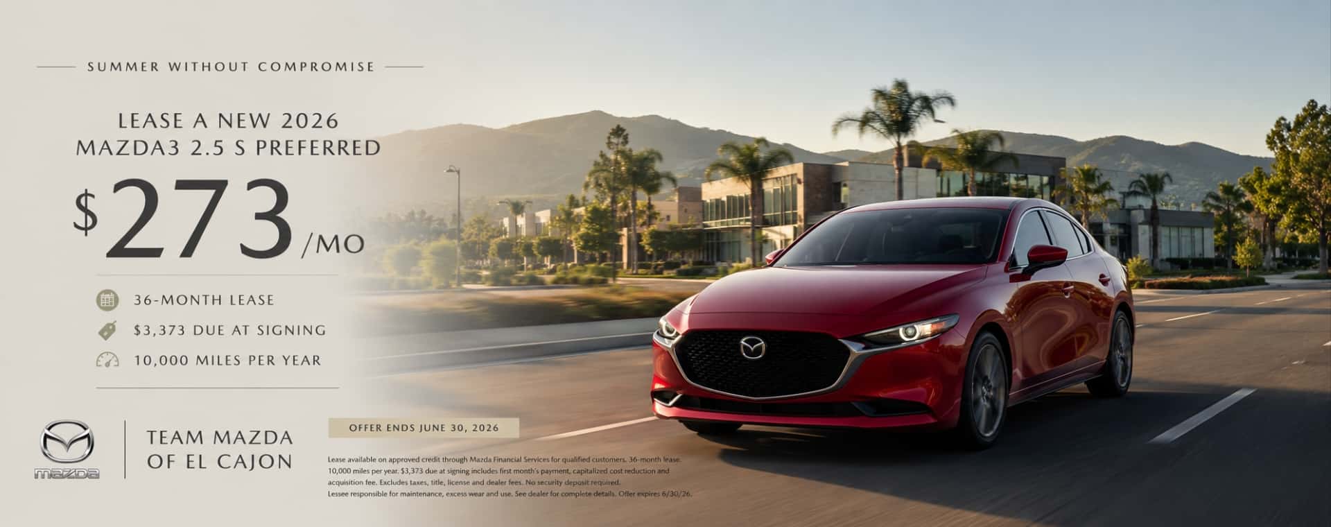 June 2026 Mazda3