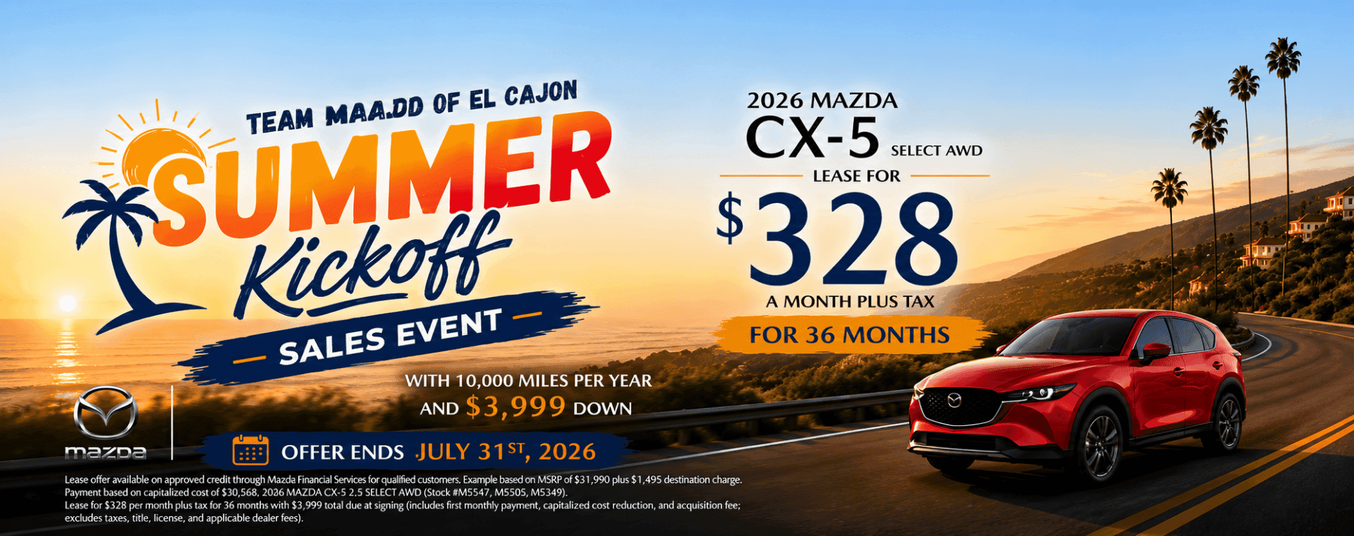 July CX5 Website