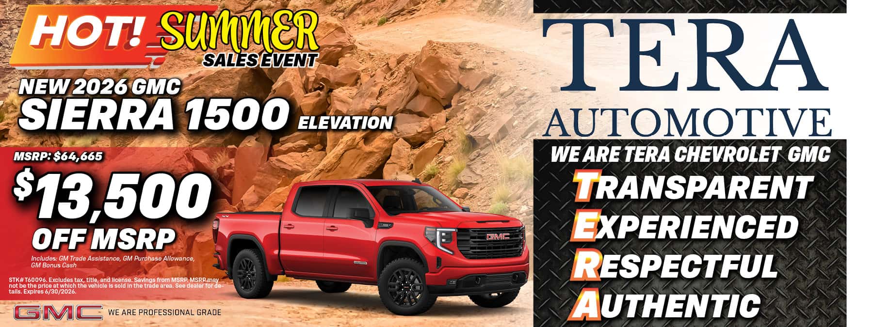 2026 GMC Sierra 1500 Offer