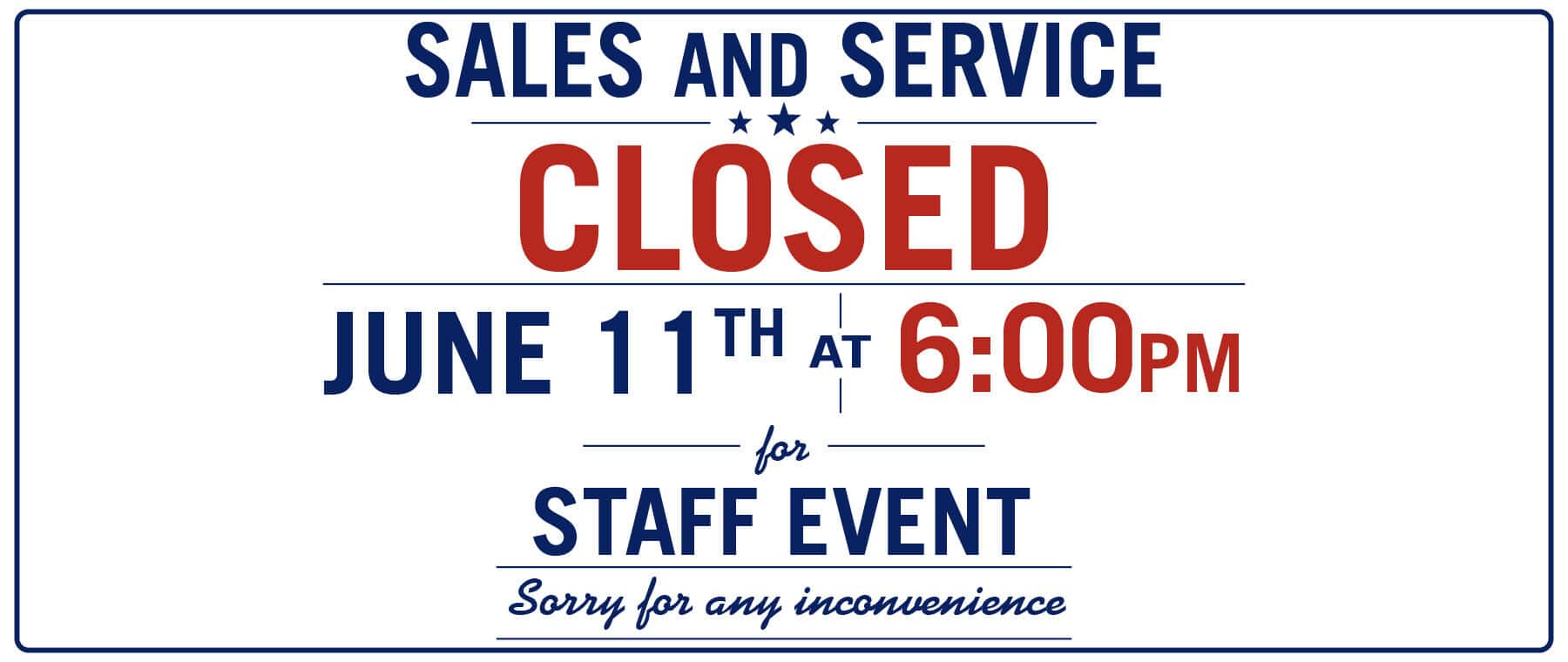 Hours Update