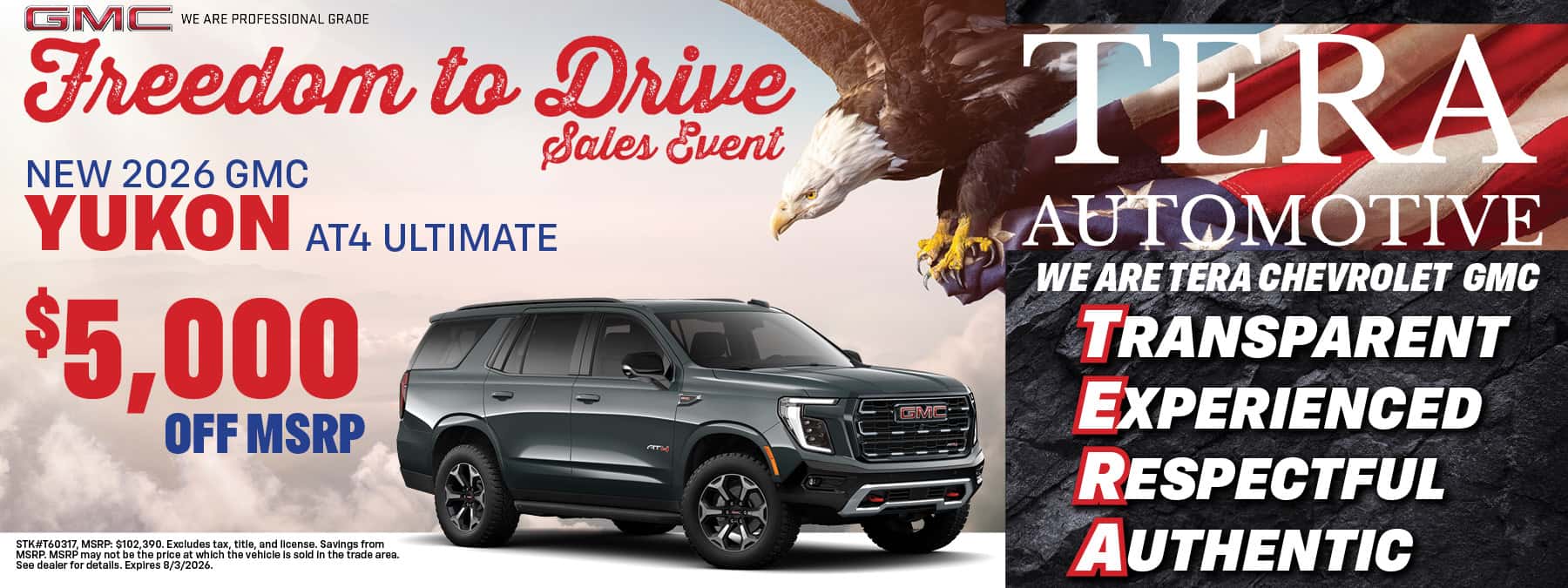 2026 GMC Yukon Offer