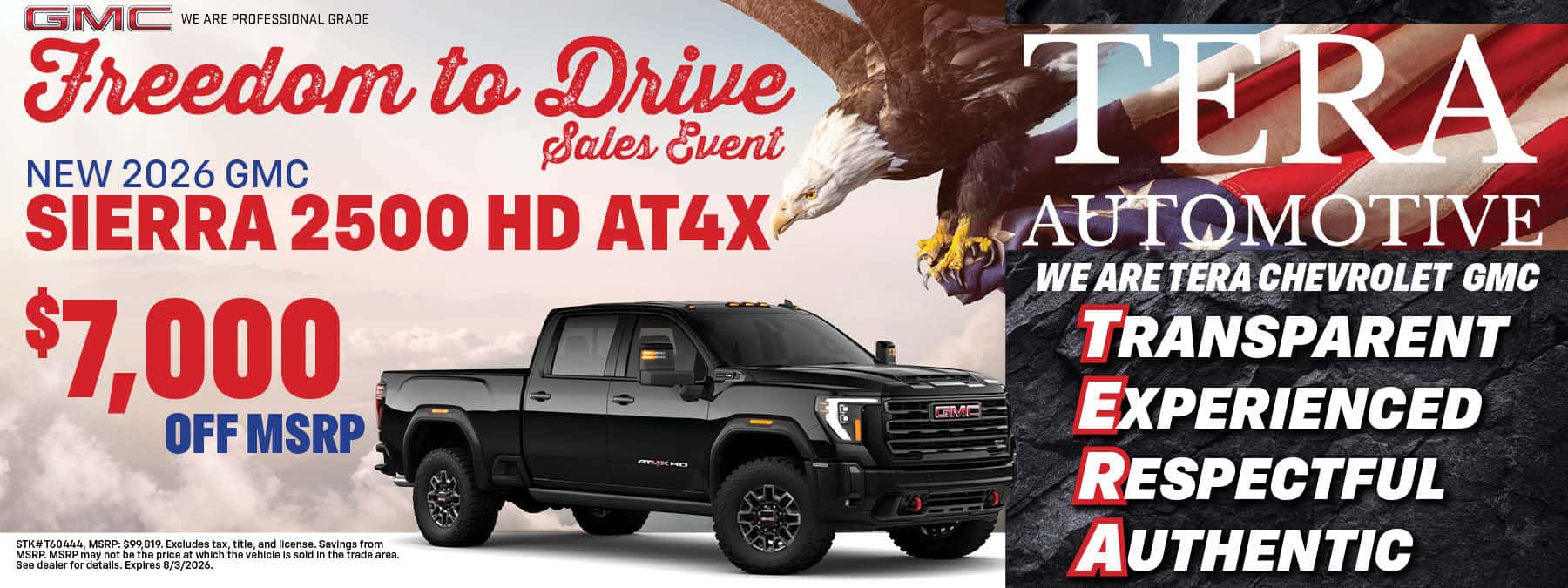2026 GMC Sierra 2500 Offer