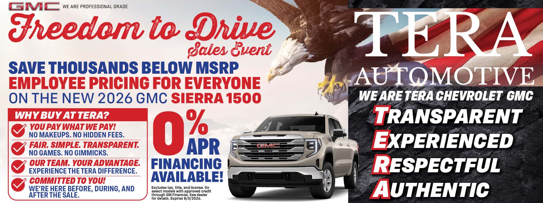 2026 Sierra 1500 Offer