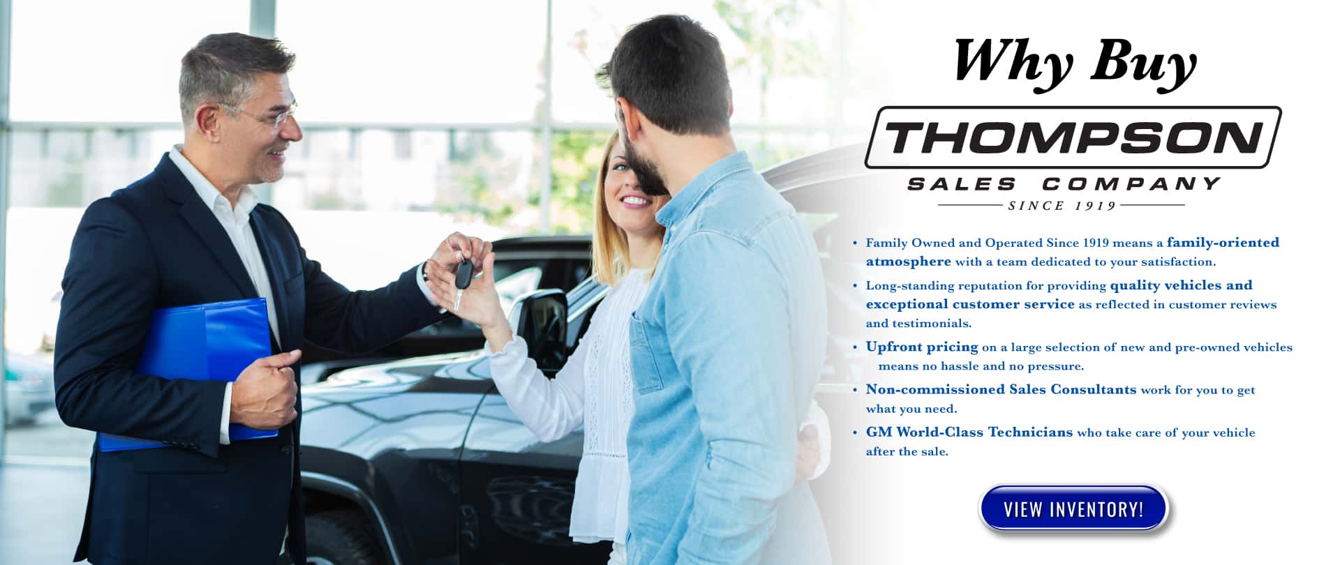 Why Buy from Thompson Sales