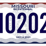 Missouri Bicentennial License Plates