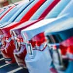 Cars in a Row in a Car Lot