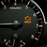 Check Engine light on speedometer