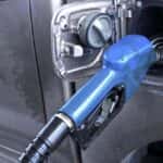 Fuel pump in the side of a car