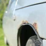 Rust on car fender