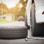 Spare Tire on a Car