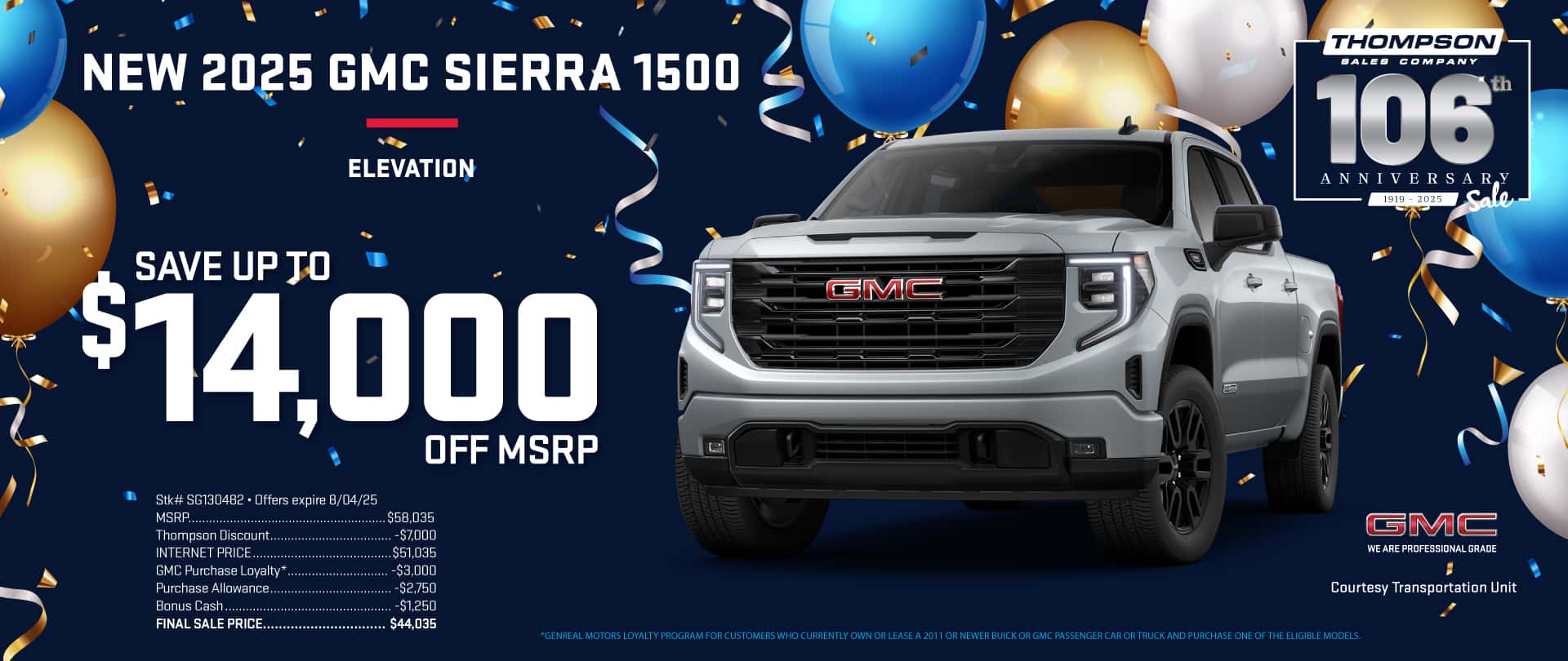 Save up to $14,000 on a new Sierra