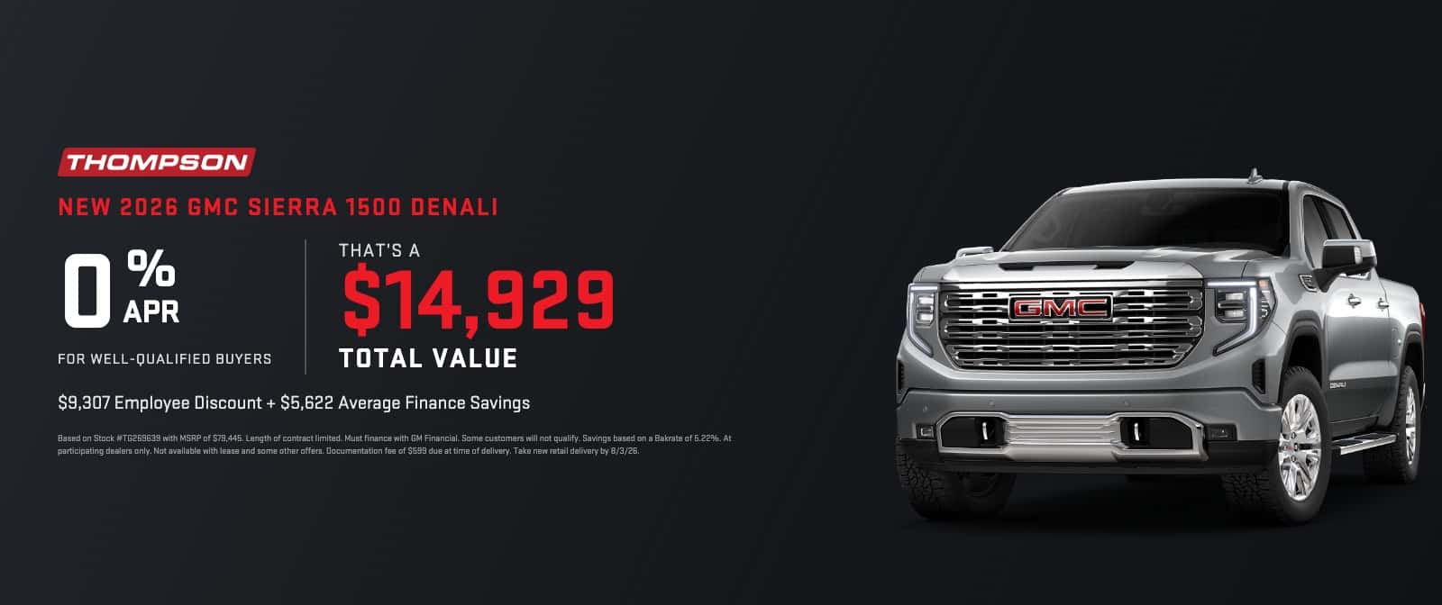 Sierra Denali 0 APR