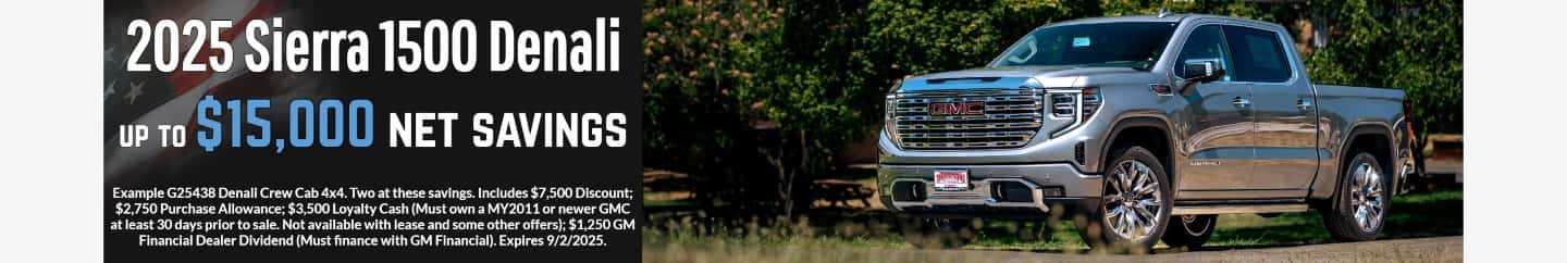 2025 gmc sierra 1500 labor day