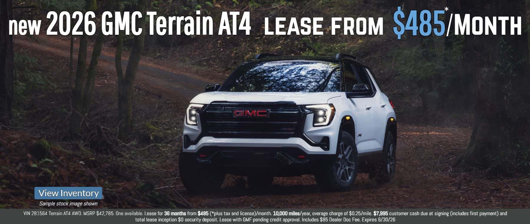 2026 gmc acadia at4 lease special in placerville