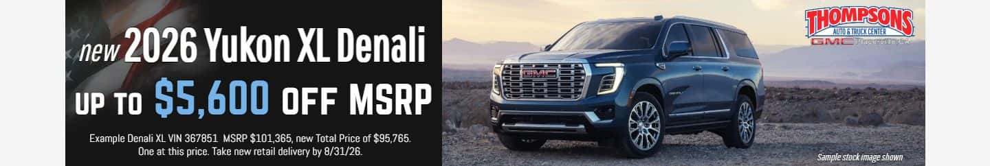 2026 gmc yukon xl $5600 off